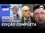 Reinaldo ao vivo: Lula alfineta o próprio governo; STF ouve testemunhas do golpe; ameaça de Trump e+