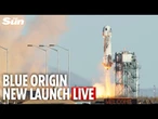 LIVE: Blue Origin launch New Shepard NS-36 with six passengers from Launch Site One in West Texas