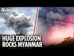 Myanmar village ripped apart by huge blast as unstable mining explosives kill 55 people
