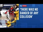 Sky News speaks to couple aboard yacht targeted by Russian warship warning shots