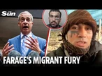 Farage's fury as death threat migrant 'will be back on street in MONTHS'