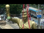 Estátua gigante de Messi na Índia é retirada por questões de segurança | AFP