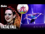 Trapeze artist dies in 16ft FATAL plunge in front of horrified families at German circus