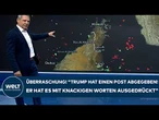 USA: Überraschung! "Trump hat einen Post abgegeben! Er hat es mit knackigen Worten ausgedrückt!"