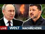 UKRAINE-KRIEG: Putin mit Rücken an der Wand? Selenskyj will Friedensgespräche vor Winter | WELT LIVE