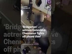 ‘Bridgerton’ actress Genevieve Chenneour fights off phone thief