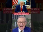 'FANTASTIC GUY': President Trump congratulates our very own Steve Doocy on his big announcement.