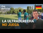DIPUTADOS ALEMANES VETAN a la ULTRADERECHA en el EQUIPO de FÚTBOL del BUNDESTAG | RTVE Noticias