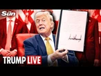 LIVE: Trump passes 21st Century ROAD to Housing Act to lower housing costs