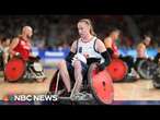 Wheelchair rugby player makes history as first woman to play on Paralympic team