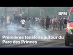 PSG/Arsenal: les images des premières tensions dans la capitale