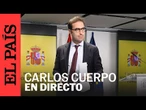 DIRECTO | Carlos Cuerpo comparece para informar sobre los avances ante los daños de la DANA