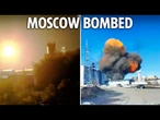 Ukrainian drones strike key Moscow airfield in major blow to Putin's Red Square parade