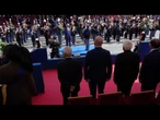 Mattarella assiste all'esecuzione Inno di Mameli cantato da Bocelli alla Parata del 2 giugno