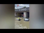 Nubifragio a San Benedetto, auto bloccate nei sottopassi