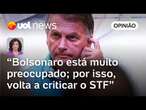 Bolsonaro diz que não, mas está muito preocupado e por isso articula anistia com senadores | Landim