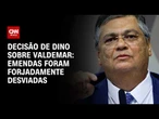 Caso Valdemar: Emendas foram forjadamente desviadas, diz decisão de Dino | CNN PRIME TIME