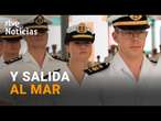 LEONOR: PRIMER DÍA de FORMACIÓN en la ESCUELA NAVAL MILITAR en el que RECIBE una INSIGNIA | RTVE