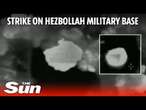 Israeli army launches precision strike on Hezbollah military command base in Lebanon