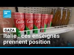 Italie : produits israéliens boycottés, des enseignes prennent position en soutien à Gaza