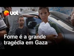 Fome em Gaza: 'Auxílio alimentar em larga escala é a única maneira de evitar catástrofe', diz ONU