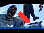 Hammer-wielding man attacks female cop who has now been given bravery award