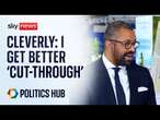 'We have to look, feel, sound and talk more like our voters', says James Cleverly