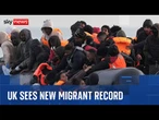 Migrant crisis: UK sees highest number of small boats arrive on a single day