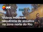 Arrastão no Rio: Assaltantes miram motoristas na zona norte da cidade; veja vídeos