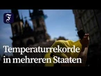 Osteuropa von Hitzewelle erfasst