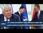 70 JAHRE NATO: "Hoffe, dass jetzt wirklich angegriffen wird" Ex-General vertraut fest in das Bündnis