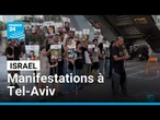 Israël : plusieurs dizaines de milliers d'israéliens rassemblés à Tel-Aviv • FRANCE 24
