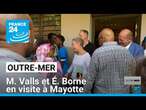 Mayotte : M. Valls et É. Borne en visite dans l'archipel qui peine à se relever après Chido