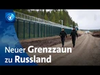 Finnland errichtet Grenzzaun zu Russland