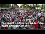 Des milliers d'Albanais manifestent contre un projet de complexe hôtelier lié à la famille Trump