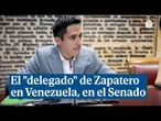 El "delegado" de Zapatero en Venezuela, Manuel Aarón Fajardo, se niega a contestar en el Senado