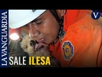 Giselle, la perrita atrapada durante cinco días es rescatada por brigadas internacionales