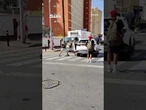 Shock moment British tourist gets into fist fight with local in Benidorm road rage