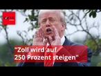 "Zoll wird auf 250 Prozent steigen": Trumps Feldzug gegen Europas Pharma-Industrie