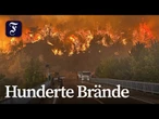 Waldbrände und Hitzewellen in Südosteuropa breiten sich aus