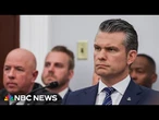 LIVE: Defense Secy. Hegseth testifies at Senate hearing | NBC News