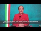 Meloni a Europa Viva 2025: Putin non interessato a pace, continuare a fornire aiuti a Kiev