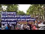 En Espagne, les actions anti-touristes se propagent un peu partout dans le pays