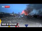 Ukraine launches major drone attack on Russia