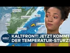 DEUTSCHLAND WETTER: Gute Nachricht! Kaltfront zieht über Deutschland und sorgt für Temperatursturz!