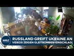 PUTINS KRIEG: Videos zeigen Gleitbomben-Einschlag! Russland greift Stadt Sumy in Ukraine an