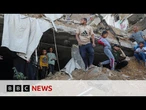 US 'troubled' by humanitarian situation in Gaza after Israeli air strikes | BBC News