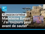Plongeon extrême : La Française Madeleine Bayon repousse les limites • FRANCE 24