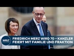 70. GEBURTSTAG: So feiert Buneskanzler Friedrich Merz mit Familie und Politik in Berlin!