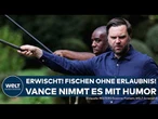 GROSSBRITANNIEN: David Lammy und JD Vance gehen angeln – Top-Politiker-Treffen hat einen Haken!